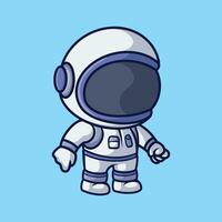 bambini astronauta cartone animato illustrazione vettore