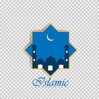 sfondo islamico per il giorno islamico vettore