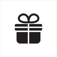 regalo, scatola icona vettore illustrazione simbolo
