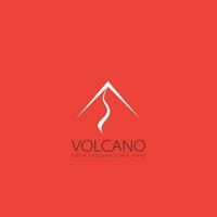 vulcano logo vettore