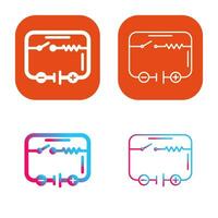 elettrico circuito vettore icona