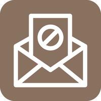spam e-mail vettore icona