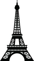 elegante eiffel Torre illustrazione iconico punto di riferimento nel vettore formato