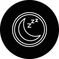 naturale dormire programma vettore icona
