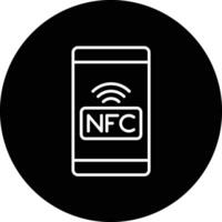 nfc vettore icona