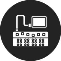 braille tastiera vettore icona