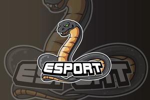 anaconda e sport logo vettoriale