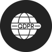 GDPR conformità vettore icona