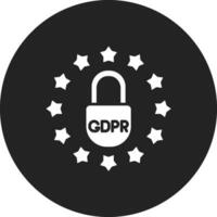 GDPR causa vettore icona