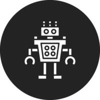 umanoide robot vettore icona