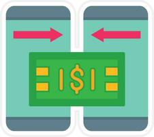 icona del vettore di trasferimento di denaro