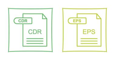 cdr e eps icona vettore