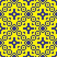 un' giallo e blu geometrico modello vettore