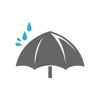 ombrello logo design concetto vettore