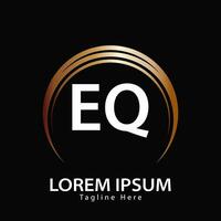 lettera eq logo. e q. eq logo design vettore illustrazione per creativo azienda, attività commerciale, industria. professionista vettore