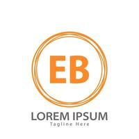 lettera eb logo. e b. eb logo design vettore illustrazione per creativo azienda, attività commerciale, industria. professionista vettore