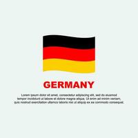 Germania bandiera sfondo design modello. Germania indipendenza giorno bandiera sociale media inviare. Germania sfondo vettore