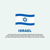 Israele bandiera sfondo design modello. Israele indipendenza giorno bandiera sociale media inviare. Israele sfondo vettore
