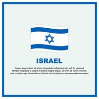 Israele bandiera sfondo design modello. Israele indipendenza giorno bandiera sociale media inviare. Israele bandiera vettore