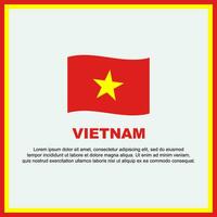 Vietnam bandiera sfondo design modello. Vietnam indipendenza giorno bandiera sociale media inviare. Vietnam bandiera vettore