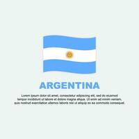 argentina bandiera sfondo design modello. argentina indipendenza giorno bandiera sociale media inviare. argentina sfondo vettore