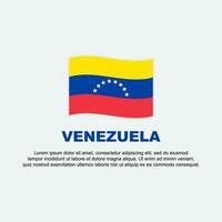 Venezuela bandiera sfondo design modello. Venezuela indipendenza giorno bandiera sociale media inviare. Venezuela sfondo vettore