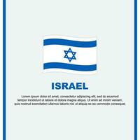 Israele bandiera sfondo design modello. Israele indipendenza giorno bandiera sociale media inviare. Israele cartone animato vettore