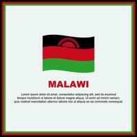 malawi bandiera sfondo design modello. malawi indipendenza giorno bandiera sociale media inviare. malawi bandiera vettore