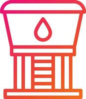 acqua Torre vettore icona design illustrazione