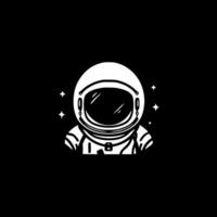 astronauta - minimalista e piatto logo - vettore illustrazione