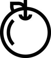 illustrazione del design dell'icona vettoriale arancione