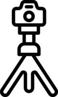 tripode In piedi vettore icona design illustrazione