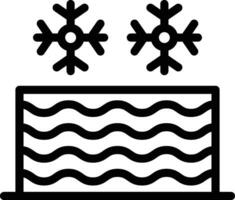 freddo acqua vettore icona design illustrazione
