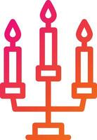 candele vettore icona design illustrazione