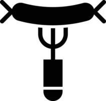 illustrazione del design dell'icona di vettore di salsiccia