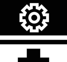 computer impostazioni vettore icona design illustrazione