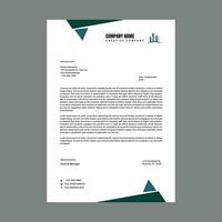 professionale aziendale attività commerciale a4 dimensione carta intestata design vettore modello.