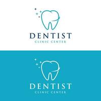 creativo dentale astratto logo modello design. logo per dentista, clinica centro, dentale cura e attività commerciale. vettore