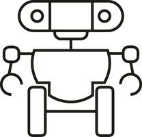 artificiale intelligenza icona simbolo vettore Immagine. illustrazione di il cervello robot apprendimento umano inteligente algoritmo design Immagine.