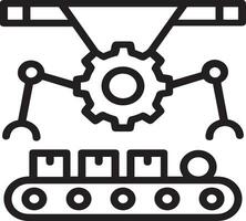 artificiale intelligenza icona simbolo vettore Immagine. illustrazione di il cervello robot apprendimento umano inteligente algoritmo design Immagine.