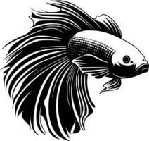 betta pesce - alto qualità vettore logo - vettore illustrazione ideale per maglietta grafico