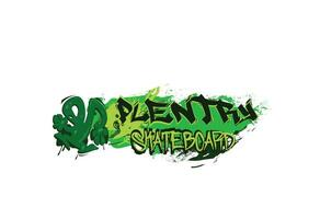 imballare di skateboard illustrazione con divertente disegni vettore