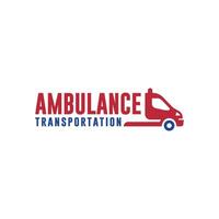 ambulanza logo design vettore concetto