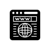 sito web icona nel vettore. illustrazione vettore