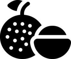 Questo icona o logo è frutta icona o salutare mangiare eccetera e può essere Usato per ragnatela, applicazione e logo design vettore