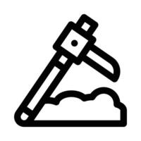 scavare vettore icona su un' bianca sfondo