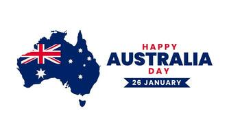 vettore australiano giorno saluto. molto adatto per saluti su indipendenza giorno, nazionalismo, lotta e solidarieta.