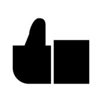 pollice su icona vettore isolato su bianca sfondo per il tuo ragnatela e mobile App disegno, pollice su logo concetto