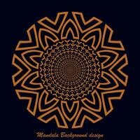 minimalista spiritualità India, Islam mandala oro sfondi. nozze mandala ornamento brillante il giro lusso copertina per Stampa. floreale strutturato. vettore