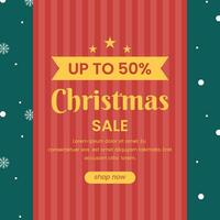 sociale media inviare speciale Natale vendita tempale vettore